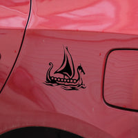 Sticker Viking Ship Vinyl Decal Vehicle (9.5*9.5CM) Accessories Vehicle Window Stickers (Free Shipping)