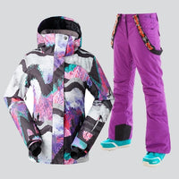 Snow Wear Super Warm Women Skiing & Snowboarding Gears (Free Shipping)
