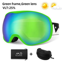 Unisex Snowboard & Ski Goggles Dual Layer Anti fog UV Protection