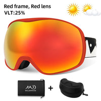 Unisex Snowboard & Ski Goggles Dual Layer Anti fog UV Protection
