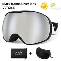 Unisex Snowboard & Ski Goggles Dual Layer Anti fog UV Protection
