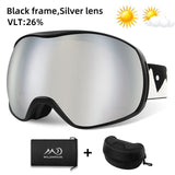Unisex Snowboard & Ski Goggles Dual Layer Anti fog UV Protection