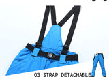Men & Women Ski Pants Brands New Outdoor Sports High Quality Suspenders Trousers, Windproof Waterproof Warm Winter Snow Snowboard