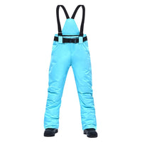 Men & Women Ski Pants Brands New Outdoor Sports High Quality Suspenders Trousers, Windproof Waterproof Warm Winter Snow Snowboard