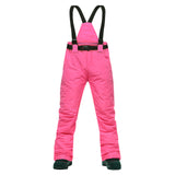 Men & Women Ski Pants Brands New Outdoor Sports High Quality Suspenders Trousers, Windproof Waterproof Warm Winter Snow Snowboard