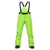 Men & Women Ski Pants Brands New Outdoor Sports High Quality Suspenders Trousers, Windproof Waterproof Warm Winter Snow Snowboard