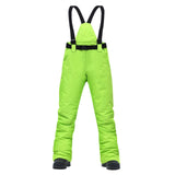 Men & Women Ski Pants Brands New Outdoor Sports High Quality Suspenders Trousers, Windproof Waterproof Warm Winter Snow Snowboard