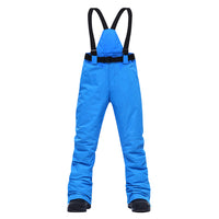 Men & Women Ski Pants Brands New Outdoor Sports High Quality Suspenders Trousers, Windproof Waterproof Warm Winter Snow Snowboard