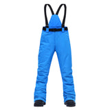 Men & Women Ski Pants Brands New Outdoor Sports High Quality Suspenders Trousers, Windproof Waterproof Warm Winter Snow Snowboard