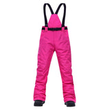 Men & Women Ski Pants Brands New Outdoor Sports High Quality Suspenders Trousers, Windproof Waterproof Warm Winter Snow Snowboard