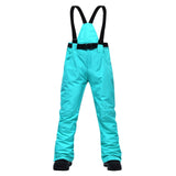 Men & Women Ski Pants Brands New Outdoor Sports High Quality Suspenders Trousers, Windproof Waterproof Warm Winter Snow Snowboard