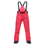 Men & Women Ski Pants Brands New Outdoor Sports High Quality Suspenders Trousers, Windproof Waterproof Warm Winter Snow Snowboard