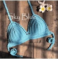 Ladies Hot Sexy Handmade Crochet Micro Bikini Top (Free Shipping)