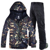 Mens Snow Wear Super Warm Men Skiing & Snowboarding Jacket & Pants (Free Shipping)
