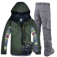 Mens Snow Wear Super Warm Men Skiing & Snowboarding Jacket & Pants (Free Shipping)