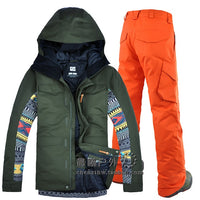 Mens Snow Wear Super Warm Men Skiing & Snowboarding Jacket & Pants (Free Shipping)