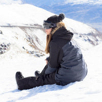 Ladies Snow Wear Super Warm Women Skiing & Snowboarding Jacket & Pants Windproof Waterproof Breathable with Hood (Free Shipping)