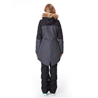 Ladies Snow Wear Super Warm Women Skiing & Snowboarding Jacket & Pants Windproof Waterproof Breathable with Hood (Free Shipping)
