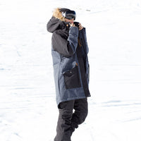 Ladies Snow Wear Super Warm Women Skiing & Snowboarding Jacket & Pants Windproof Waterproof Breathable with Hood (Free Shipping)
