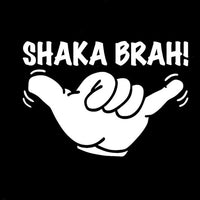 Sticker Shaka Brah Hawaii Aloha Surf Vehicle Sticker And Decals (14CM*9.9CM) Accessories Black Sliver (Free Shipping)