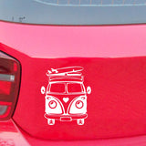 Sticker Camper Travel Surf Skateboard Beach Cloth Ocean Vinyl Sticker Decals Fashion Vehicle  Accessories (Free Shipping)
