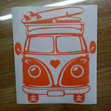Sticker Camper Travel Surf Skateboard Beach Cloth Ocean Vinyl Sticker Decals Fashion Vehicle  Accessories (Free Shipping)