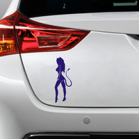 Sticker ANGEL DEVIL Sexy Girl Vehicle Stickers (10.5CM*14CM) Car Motorcycle other Decoration Reflective Styling (Free Shipping)