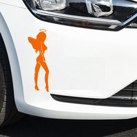 Sticker ANGEL DEVIL Sexy Girl Vehicle Stickers (10.5CM*14CM) Car Motorcycle other Decoration Reflective Styling (Free Shipping)