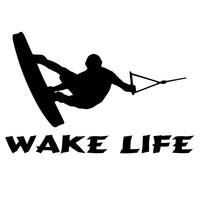 Sticker Vehicle Sticker Ski Boat Wakeboarding Fishing Inboard Vinyl Decal (17.8CM*11.5CM) Accessories Black/Sliver (Free Shipping)