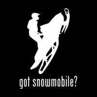 Sticker 11.7cm*15cm Creative Fashion Personality Snowmobile Vinyl Sports Window Stickers (Free Shipping)