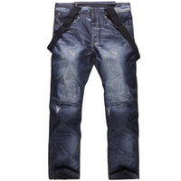 Mens Snow Wear Denim Waterproof Windbreaker (Free Shipping)