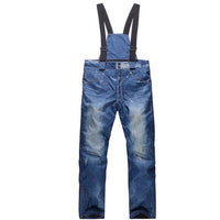 Mens Snow Wear Denim Waterproof Windbreaker (Free Shipping)