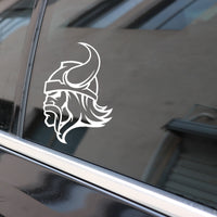 Sticker Viking Warrior Vehicle Sticker Decal (11*7.9CM) Black/Silver Vinyl (Free Shipping)