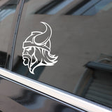 Sticker Viking Warrior Vehicle Sticker Decal (11*7.9CM) Black/Silver Vinyl (Free Shipping)