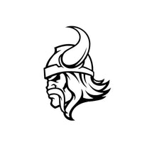 Sticker Viking Warrior Vehicle Sticker Decal (11*7.9CM) Black/Silver Vinyl (Free Shipping)