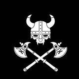 Sticker Viking Warrior Symbol Soldier Decal (13.1*14CM) Black/Silver Covering The Body Car Sticker Vinyl (Free Shipping)