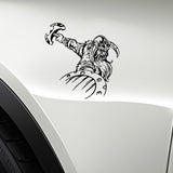Sticker Viking Warrior Decal (14.5*16CM) Black/Silver Car Sticker Vinyl (Free Shipping)