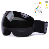 Unisex Double layer UV400 anti-fog polarized Snowboarding & skiing goggles